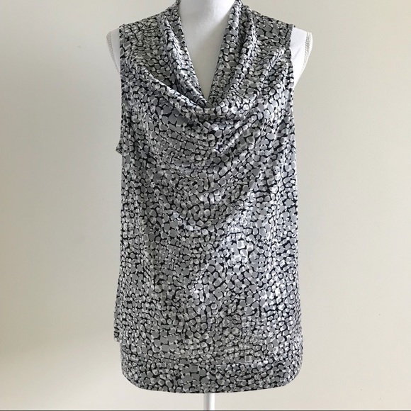 Alfani Tops - Alfani Plus Size Sleeveless Blouse Draped Neck 2X